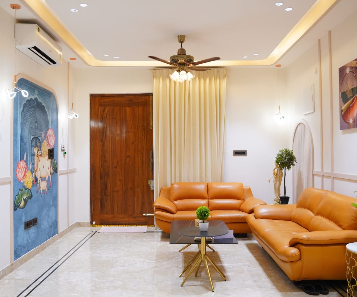 Living room Traditional and modern mix interior | Evika Design Studio