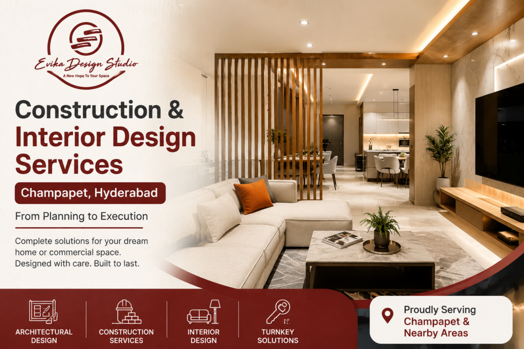 Construction and Interior Design Services in Champapet